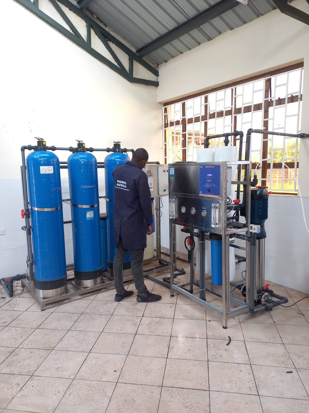 KITI 2000lph reverse osmosis with sand,carbon pretreatment