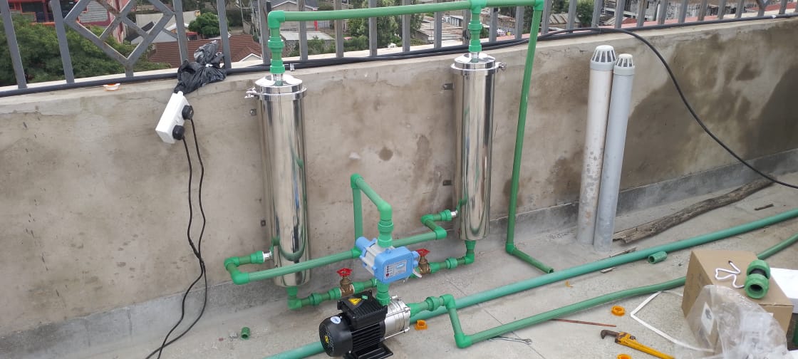 Rongai 4m3hr ultrafiltration unit with washable uf